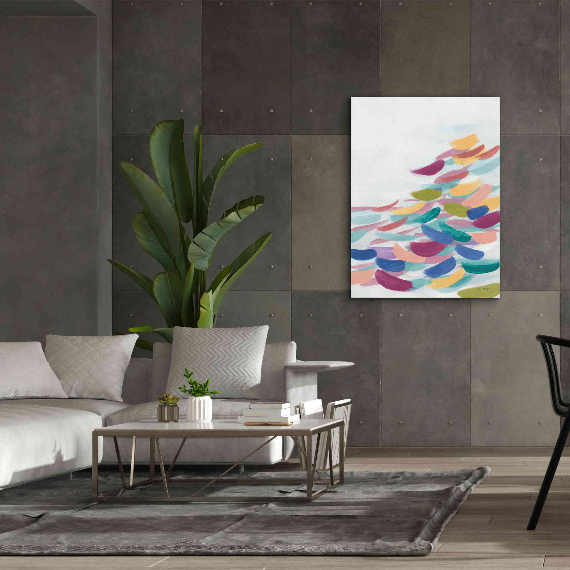 'Drift Pastel' by Jo Maye, Canvas Wall Art,40 x 54
