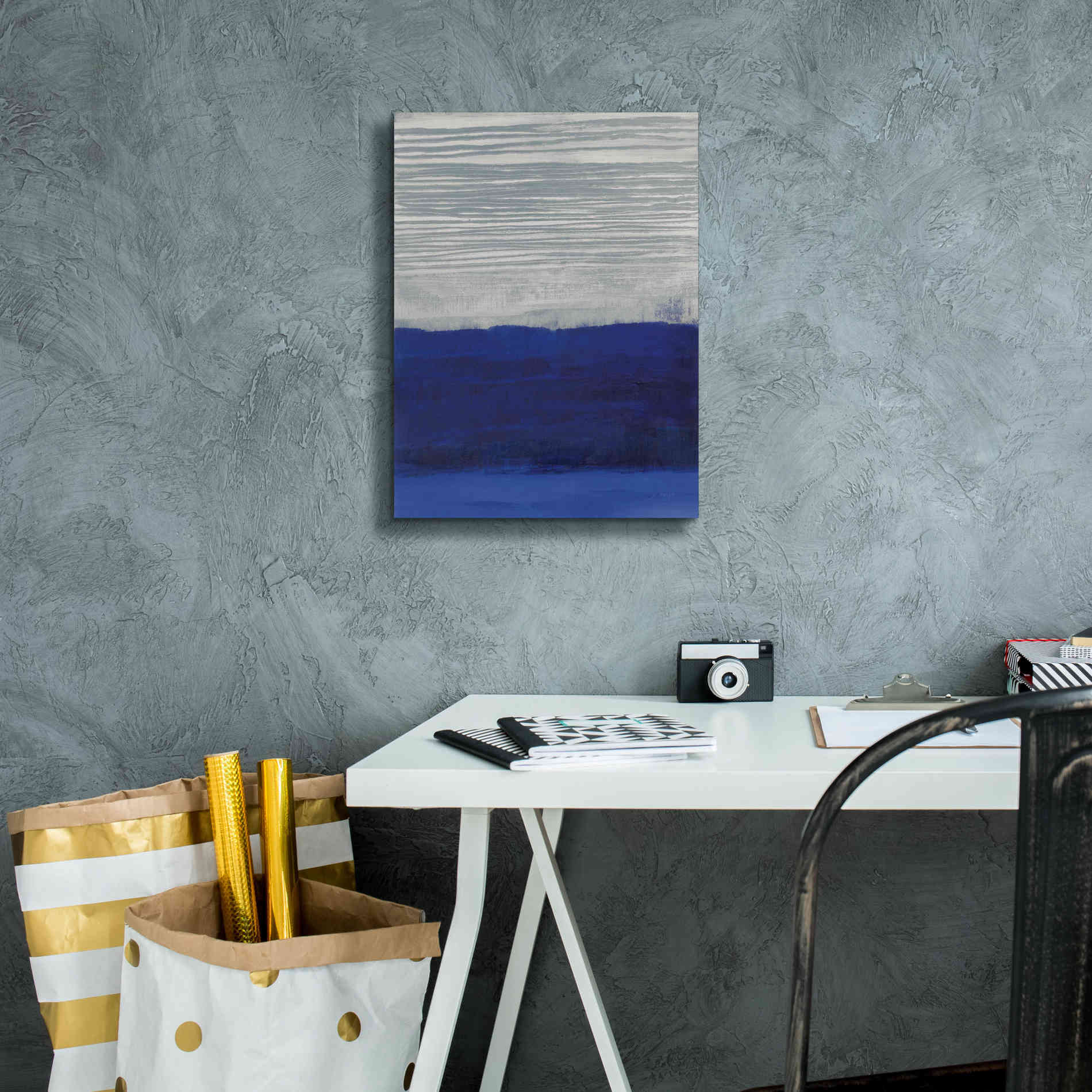 'Gray Haze' by Jo Maye, Canvas Wall Art,12 x 16