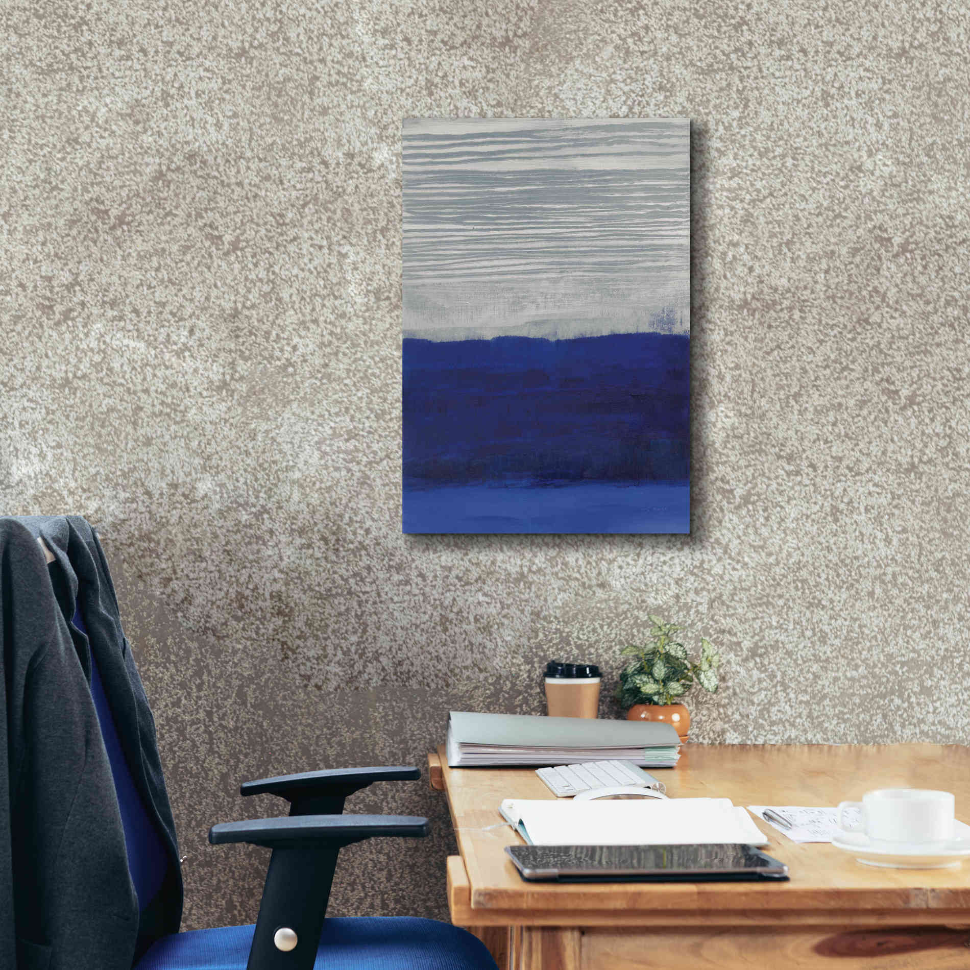 'Gray Haze' by Jo Maye, Canvas Wall Art,18 x 26