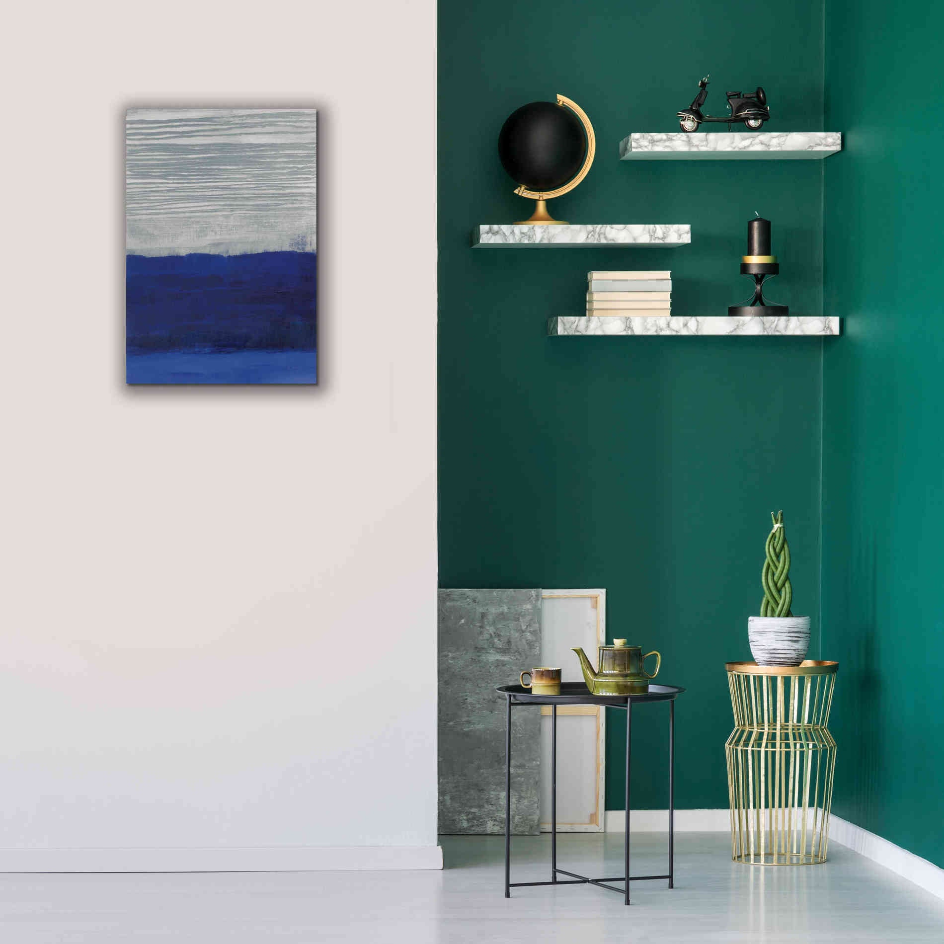 'Gray Haze' by Jo Maye, Canvas Wall Art,18 x 26