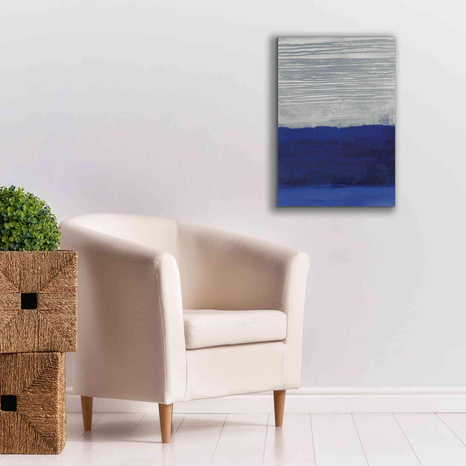 'Gray Haze' by Jo Maye, Canvas Wall Art,18 x 26