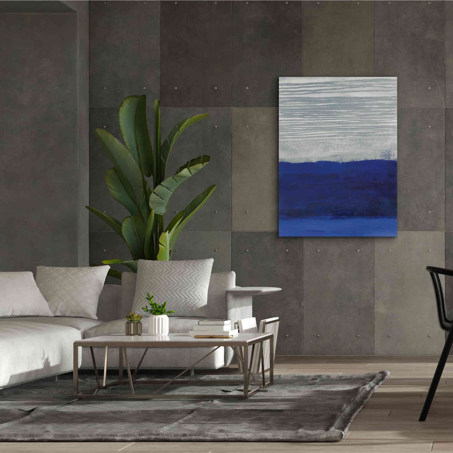 'Gray Haze' by Jo Maye, Canvas Wall Art,40 x 54