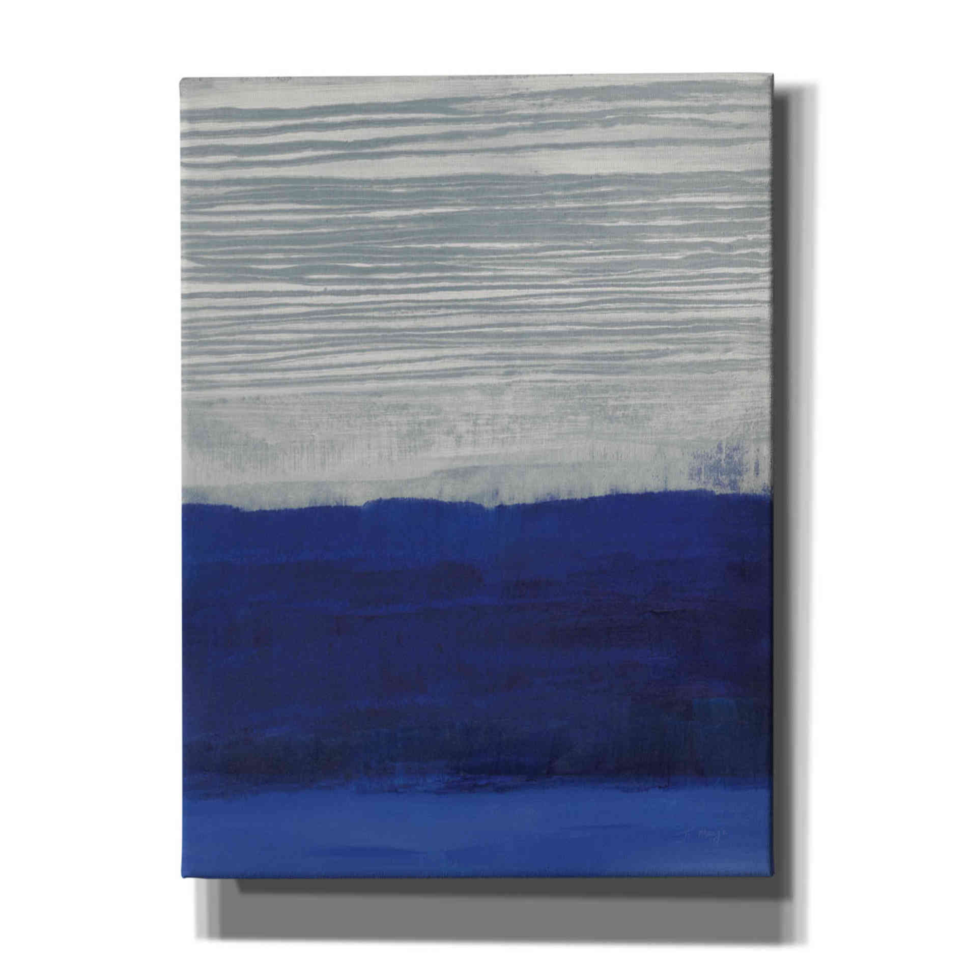'Gray Haze' by Jo Maye, Canvas Wall Art