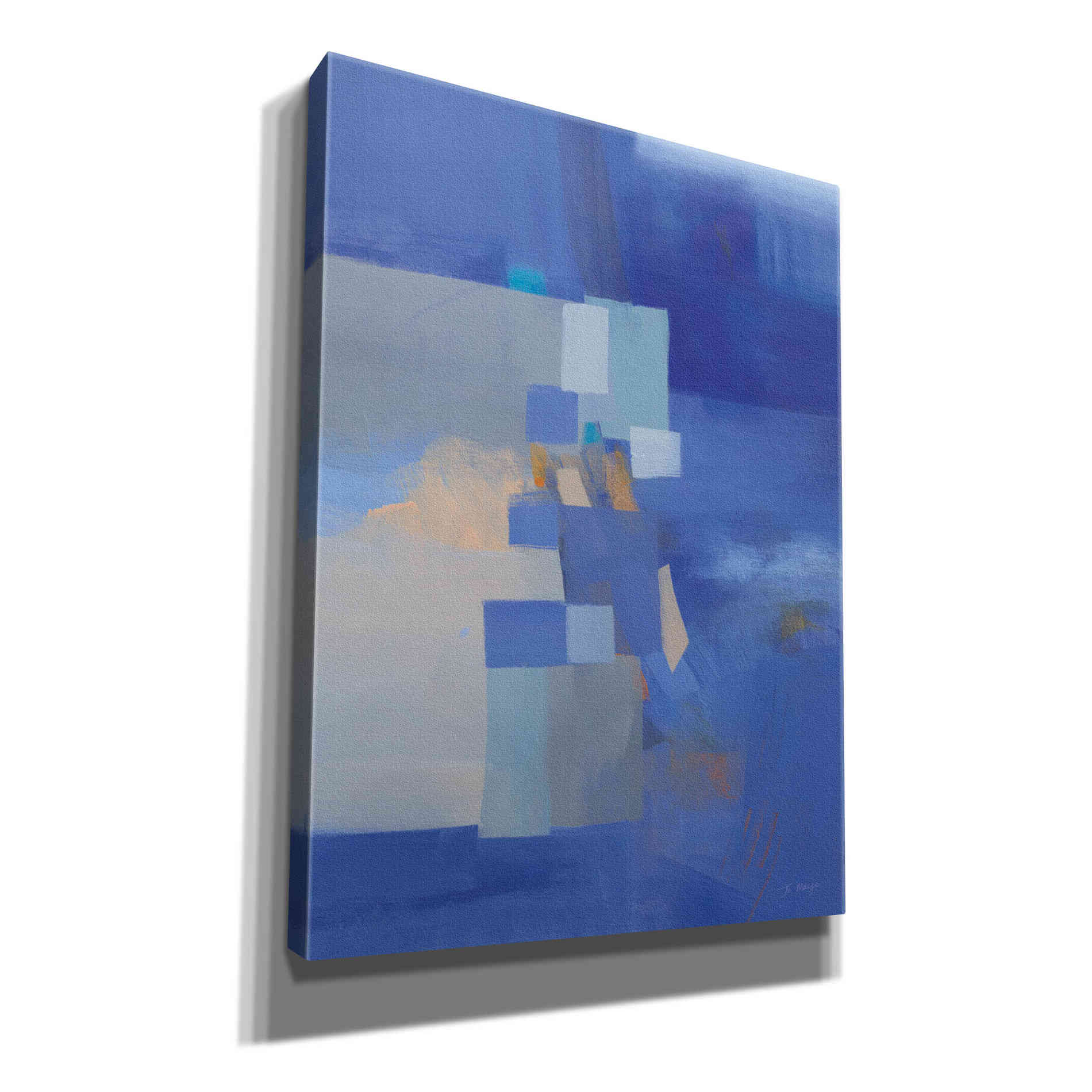 'Blue Dawn' by Jo Maye, Canvas Wall Art