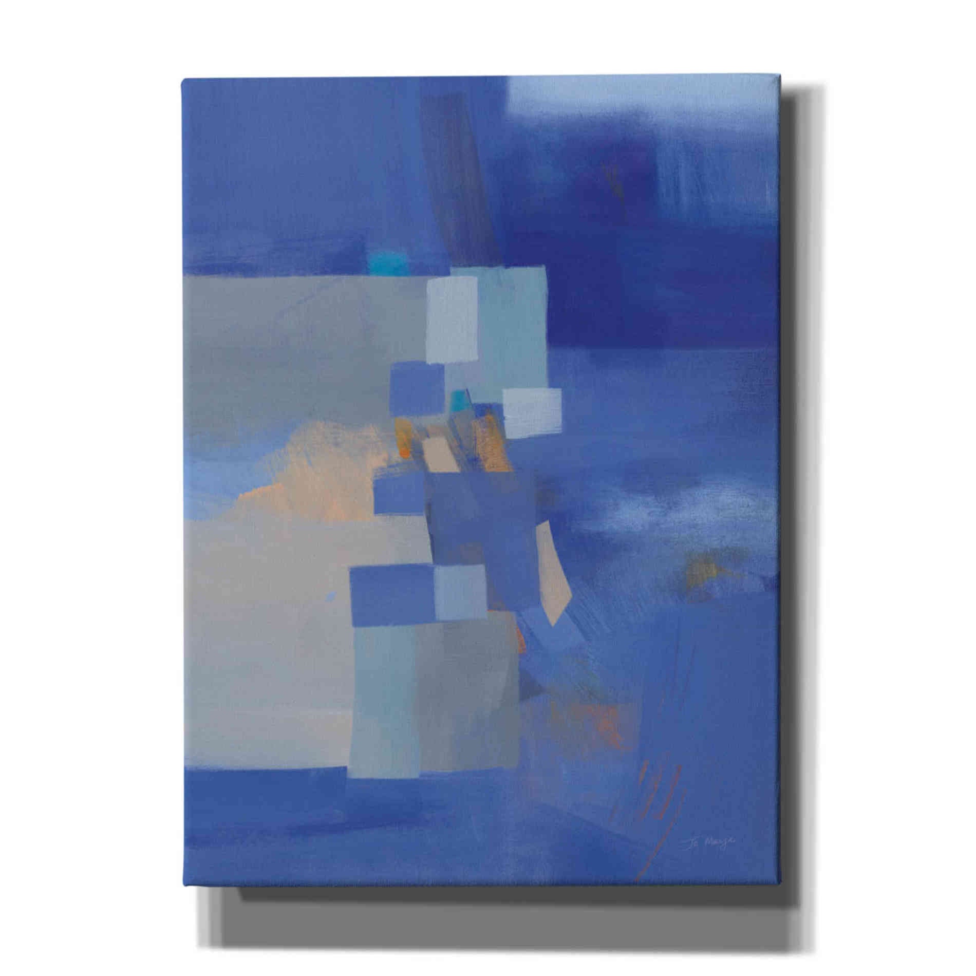 'Blue Dawn' by Jo Maye, Canvas Wall Art
