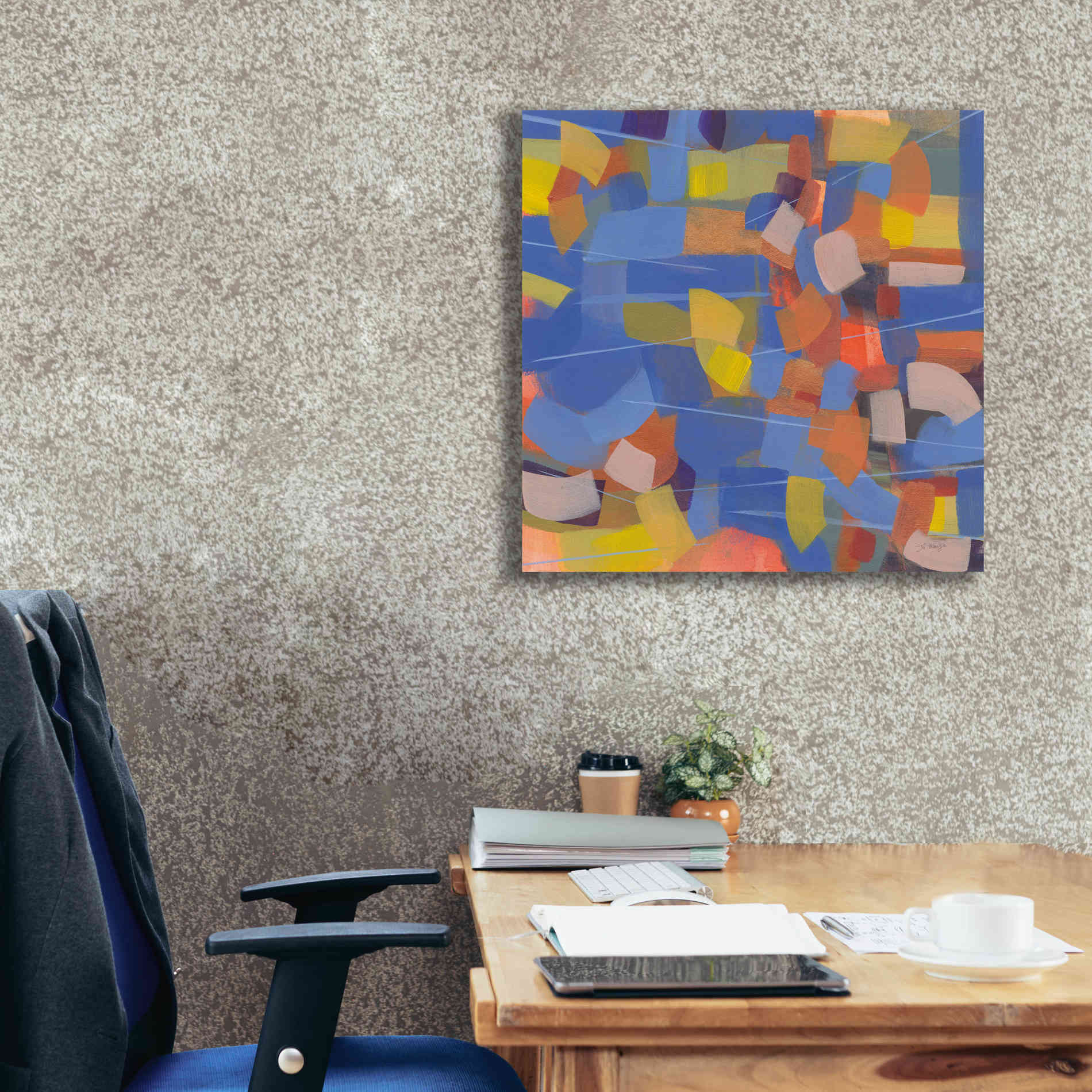 'Intensity' by Jo Maye, Canvas Wall Art,26 x 26