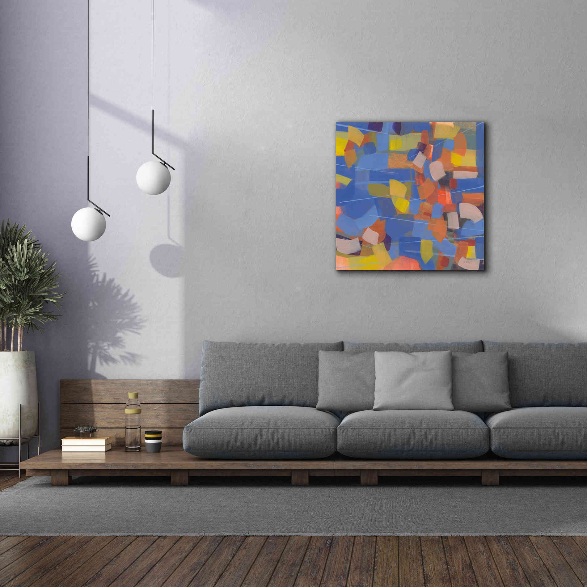 'Intensity' by Jo Maye, Canvas Wall Art,37 x 37