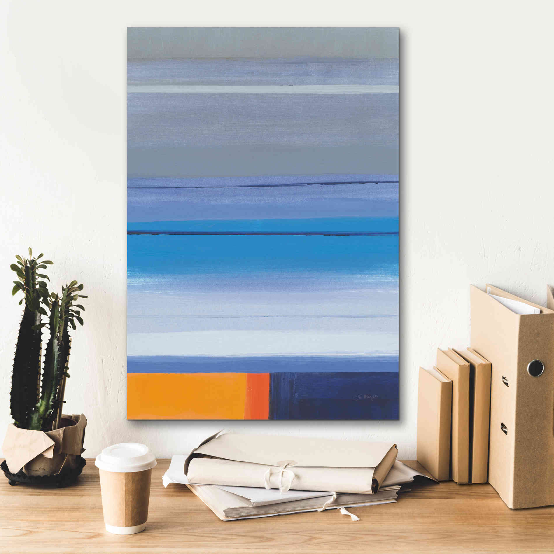 'Sight Lines' by Jo Maye, Canvas Wall Art,18 x 26