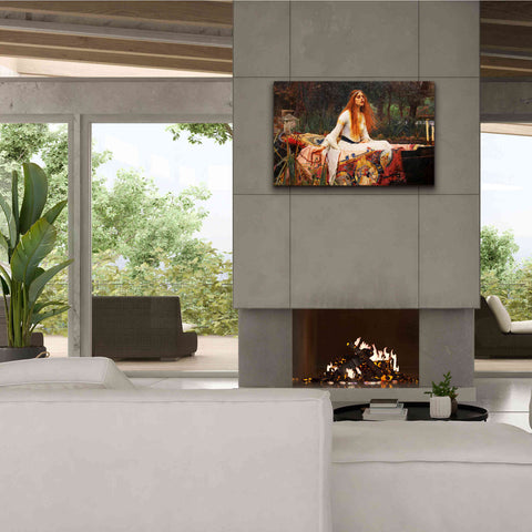 Image of 'The Lady of Shalott' by John William Waterhouse, Canvas Wall Art,40 x 26