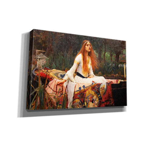 Image of 'The Lady of Shalott' by John William Waterhouse, Canvas Wall Art