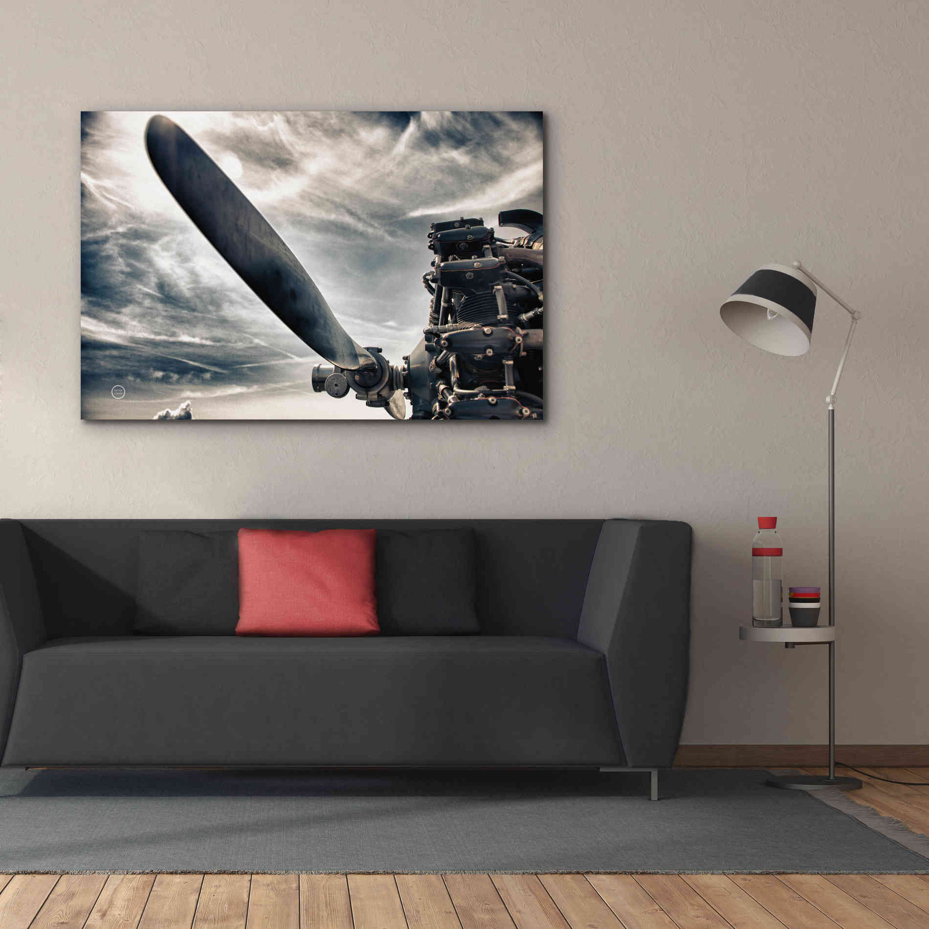 'Aero Maquina' by Nathan Larson, Canvas Wall Art,60 x 40