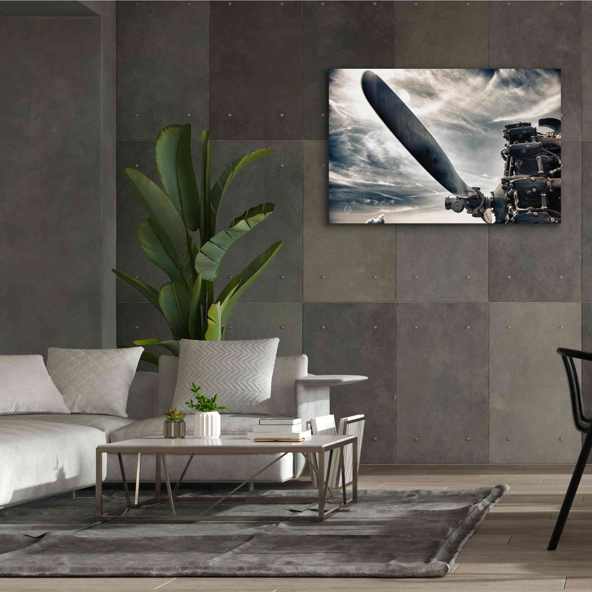 'Aero Maquina' by Nathan Larson, Canvas Wall Art,60 x 40