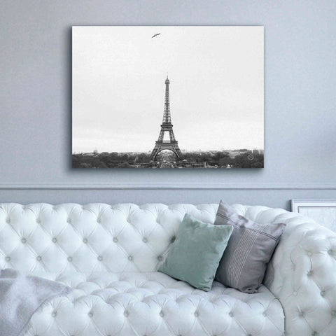 Image of 'A Birds View of Paris' by Nathan Larson, Canvas Wall Art,54 x 40