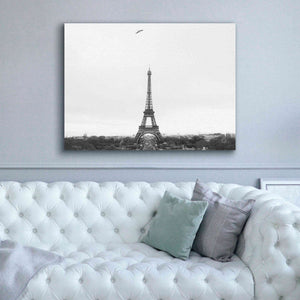 'A Birds View of Paris' by Nathan Larson, Canvas Wall Art,54 x 40