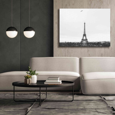 Image of 'A Birds View of Paris' by Nathan Larson, Canvas Wall Art,54 x 40