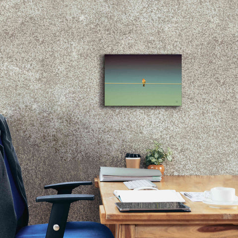 Image of 'Waiting' by Nathan Larson, Canvas Wall Art,18 x 12