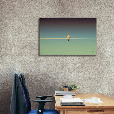 Image of 'Waiting' by Nathan Larson, Canvas Wall Art,40 x 26