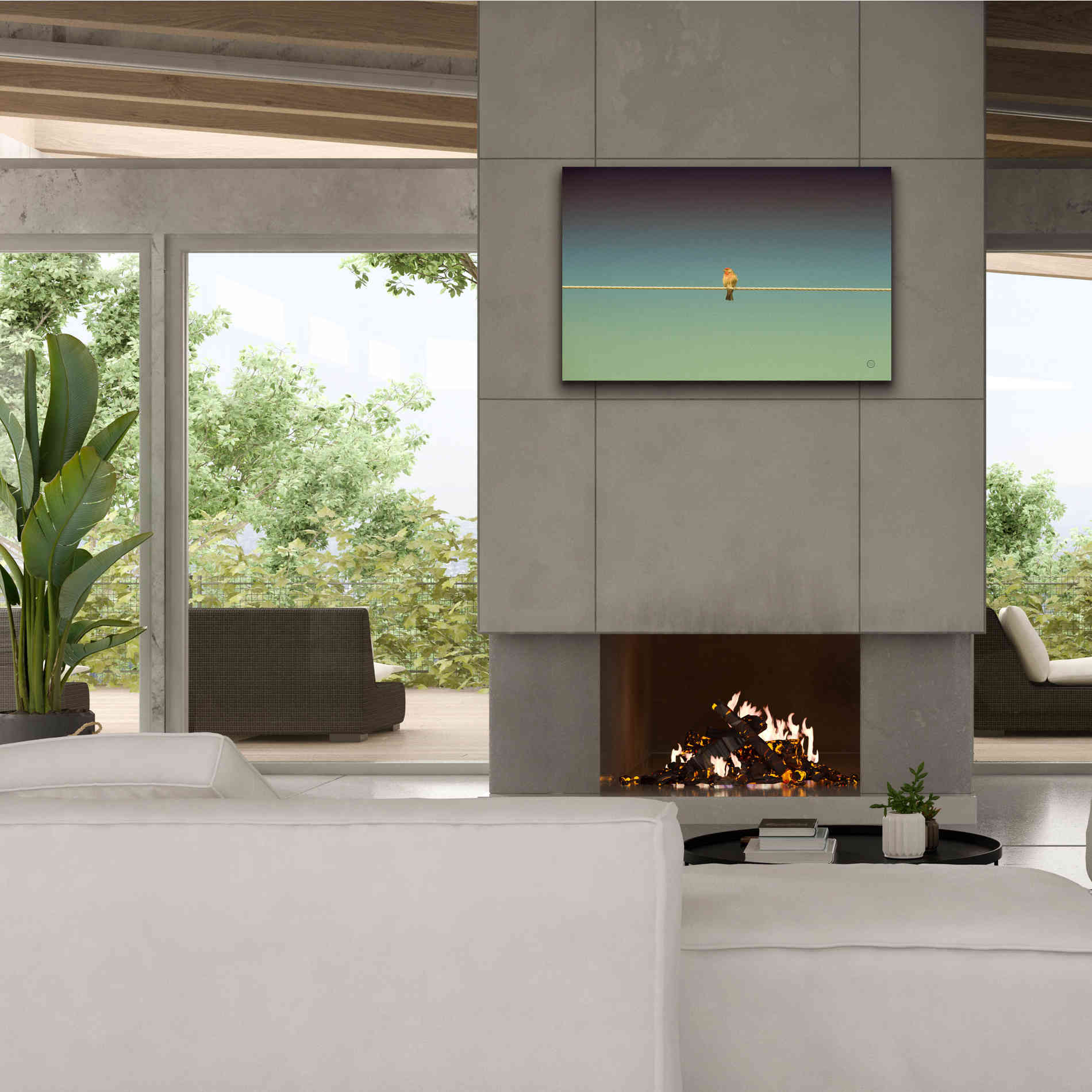 'Waiting' by Nathan Larson, Canvas Wall Art,40 x 26