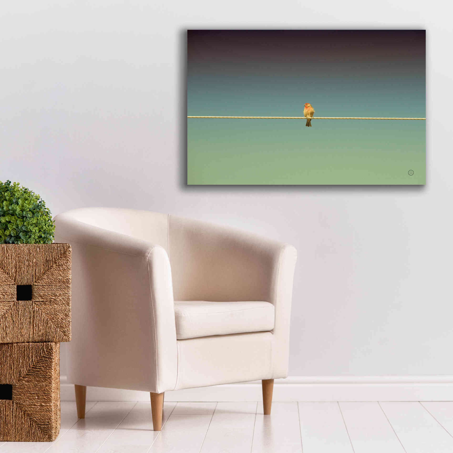 'Waiting' by Nathan Larson, Canvas Wall Art,40 x 26