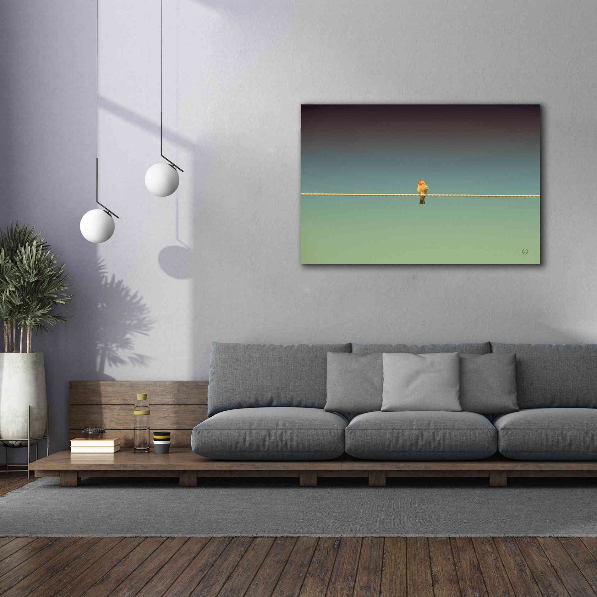 'Waiting' by Nathan Larson, Canvas Wall Art,60 x 40