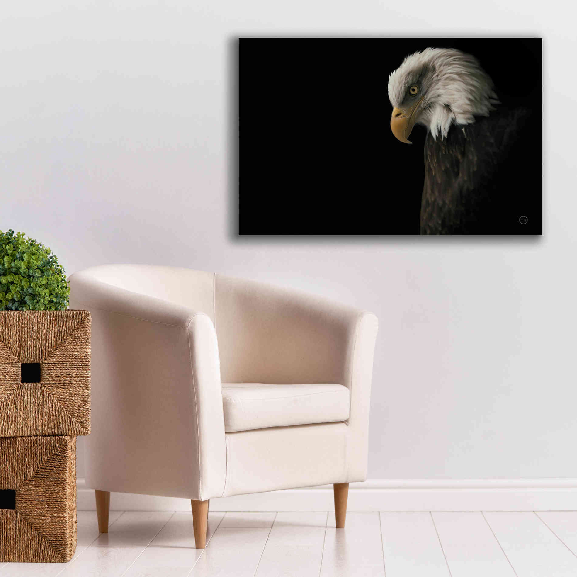 'Eagle Bow' by Nathan Larson, Canvas Wall Art,40 x 26