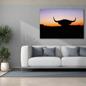 'Bull Set' by Nathan Larson, Canvas Wall Art,60 x 40