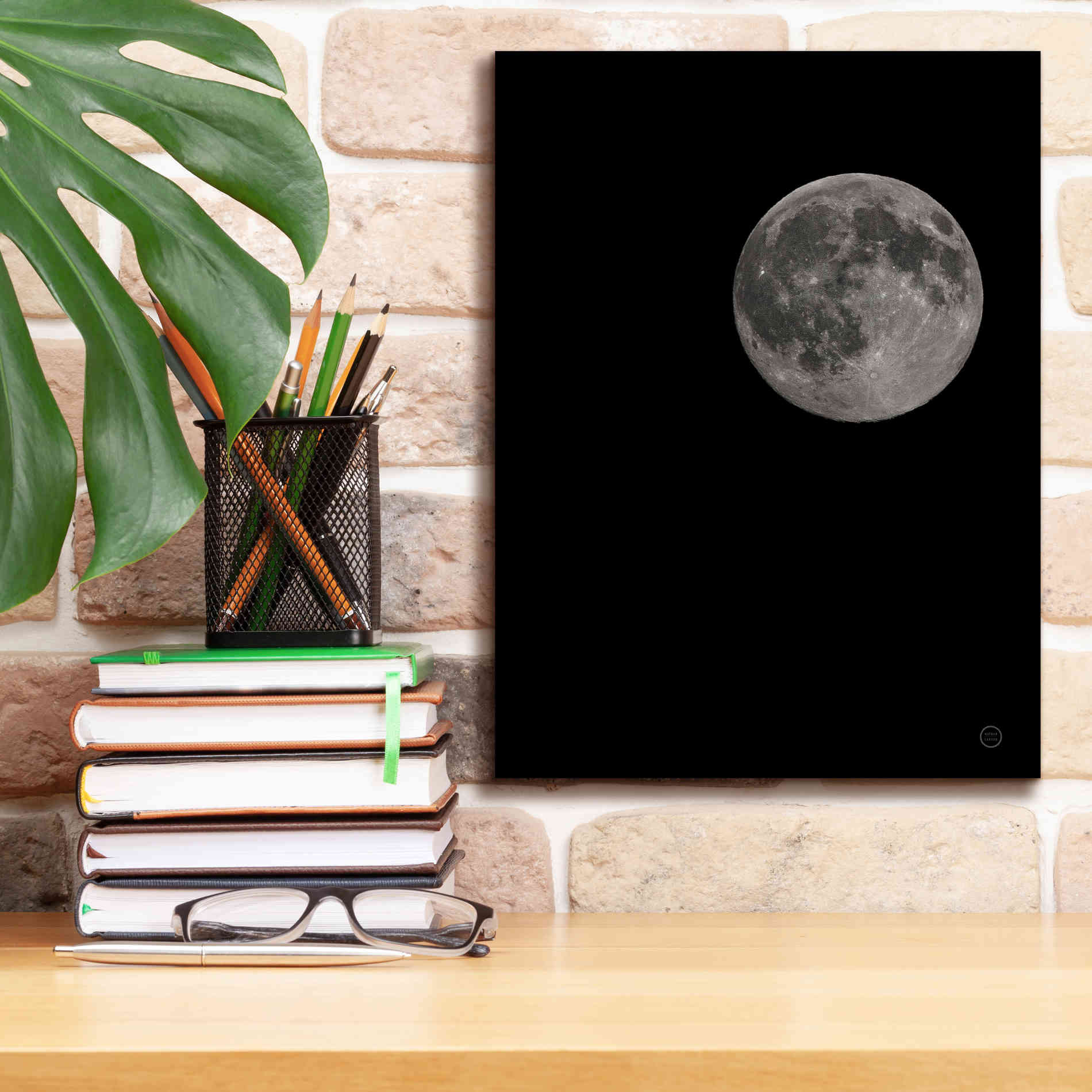 'Moon Detail I' by Nathan Larson, Canvas Wall Art,12 x 16