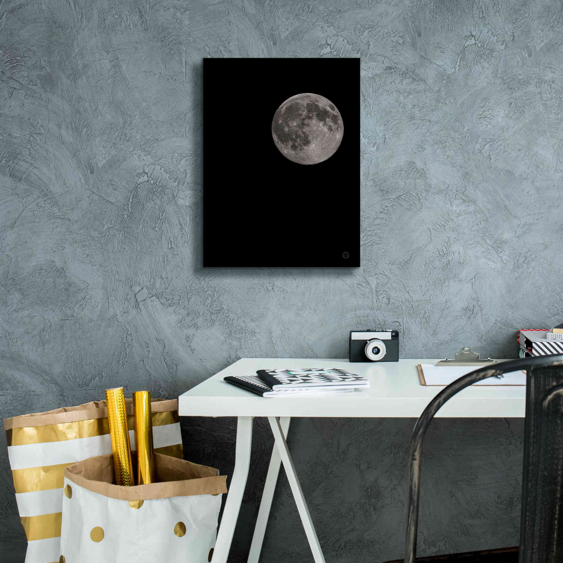 'Moon Detail I' by Nathan Larson, Canvas Wall Art,12 x 16