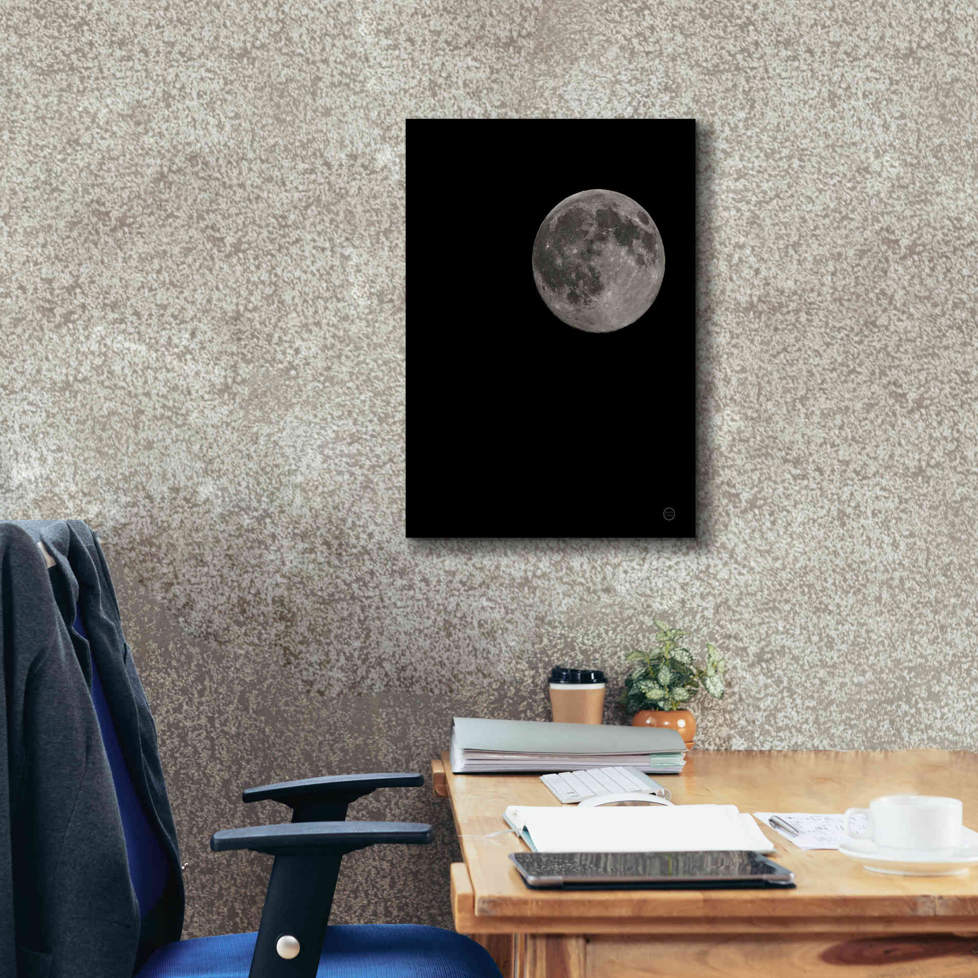 'Moon Detail I' by Nathan Larson, Canvas Wall Art,18 x 26