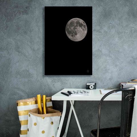 Image of 'Moon Detail I' by Nathan Larson, Canvas Wall Art,18 x 26