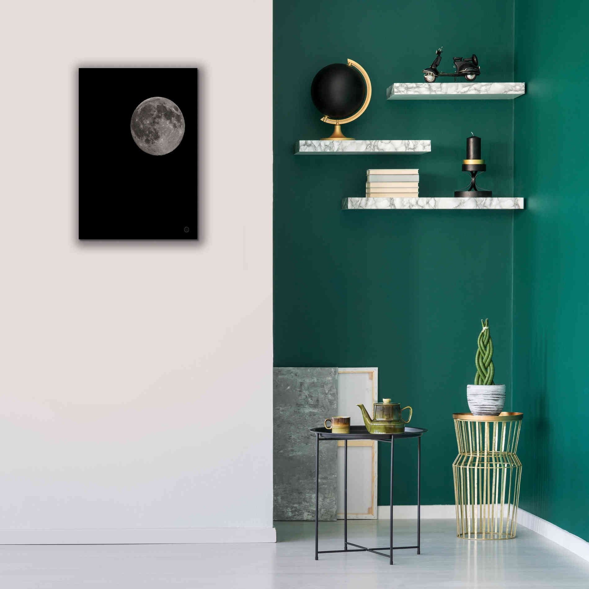 'Moon Detail I' by Nathan Larson, Canvas Wall Art,18 x 26