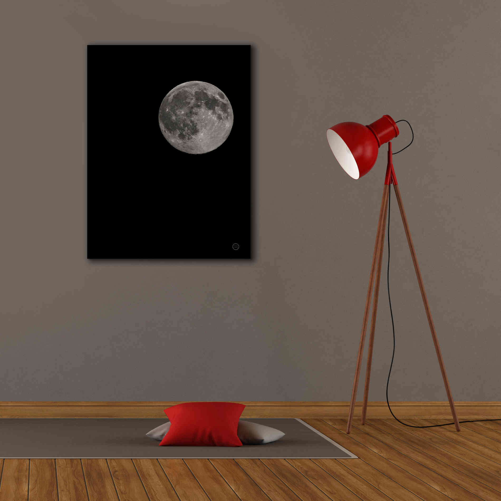 'Moon Detail I' by Nathan Larson, Canvas Wall Art,26 x 34