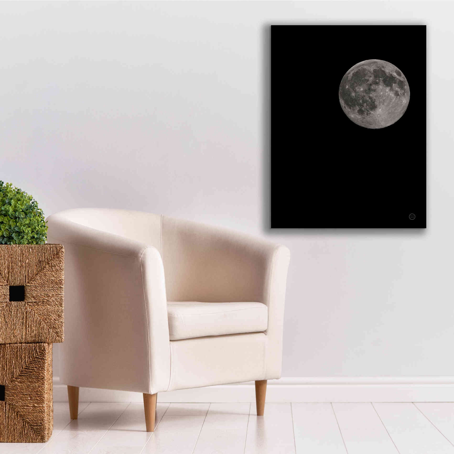 'Moon Detail I' by Nathan Larson, Canvas Wall Art,26 x 34