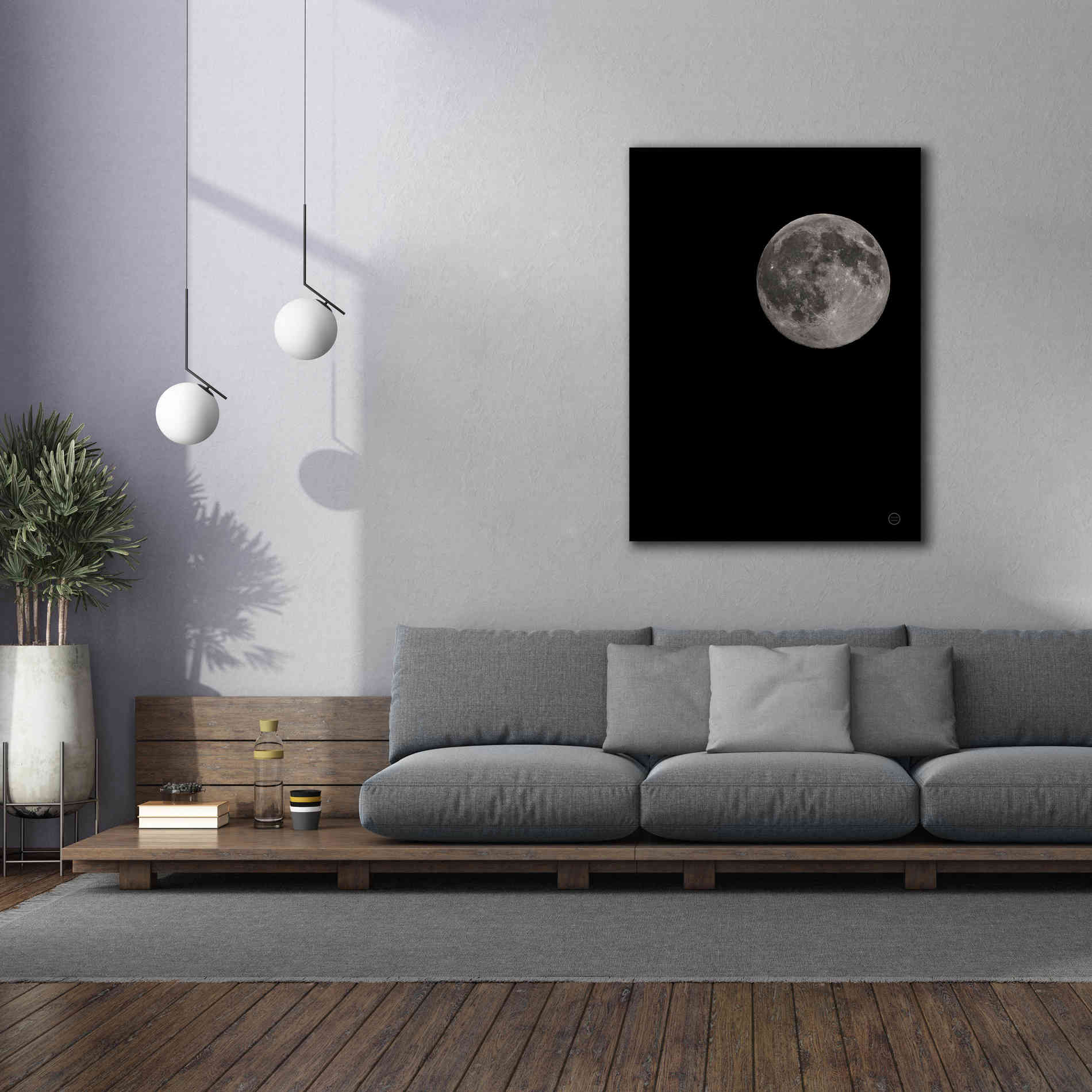 'Moon Detail I' by Nathan Larson, Canvas Wall Art,40 x 54