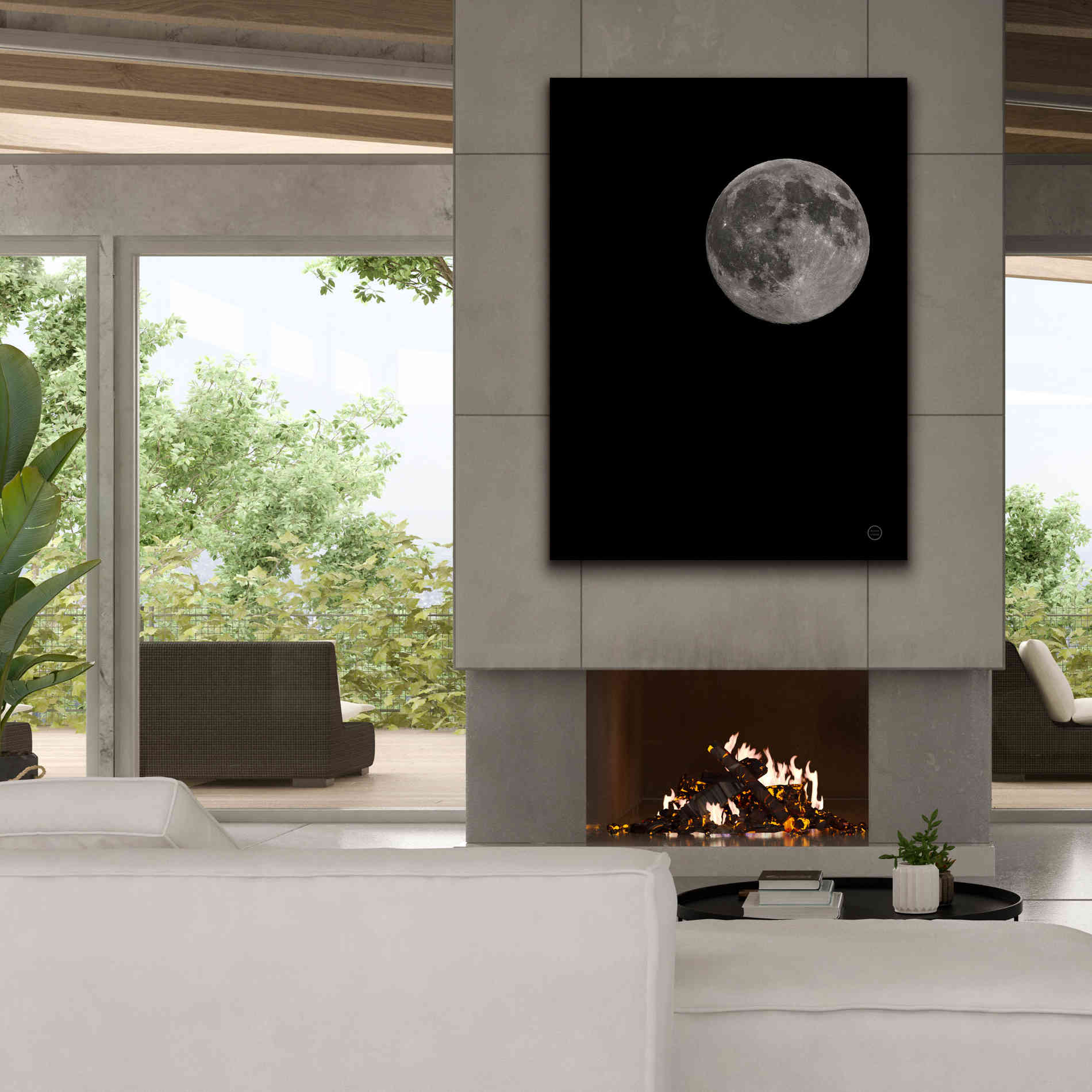 'Moon Detail I' by Nathan Larson, Canvas Wall Art,40 x 54