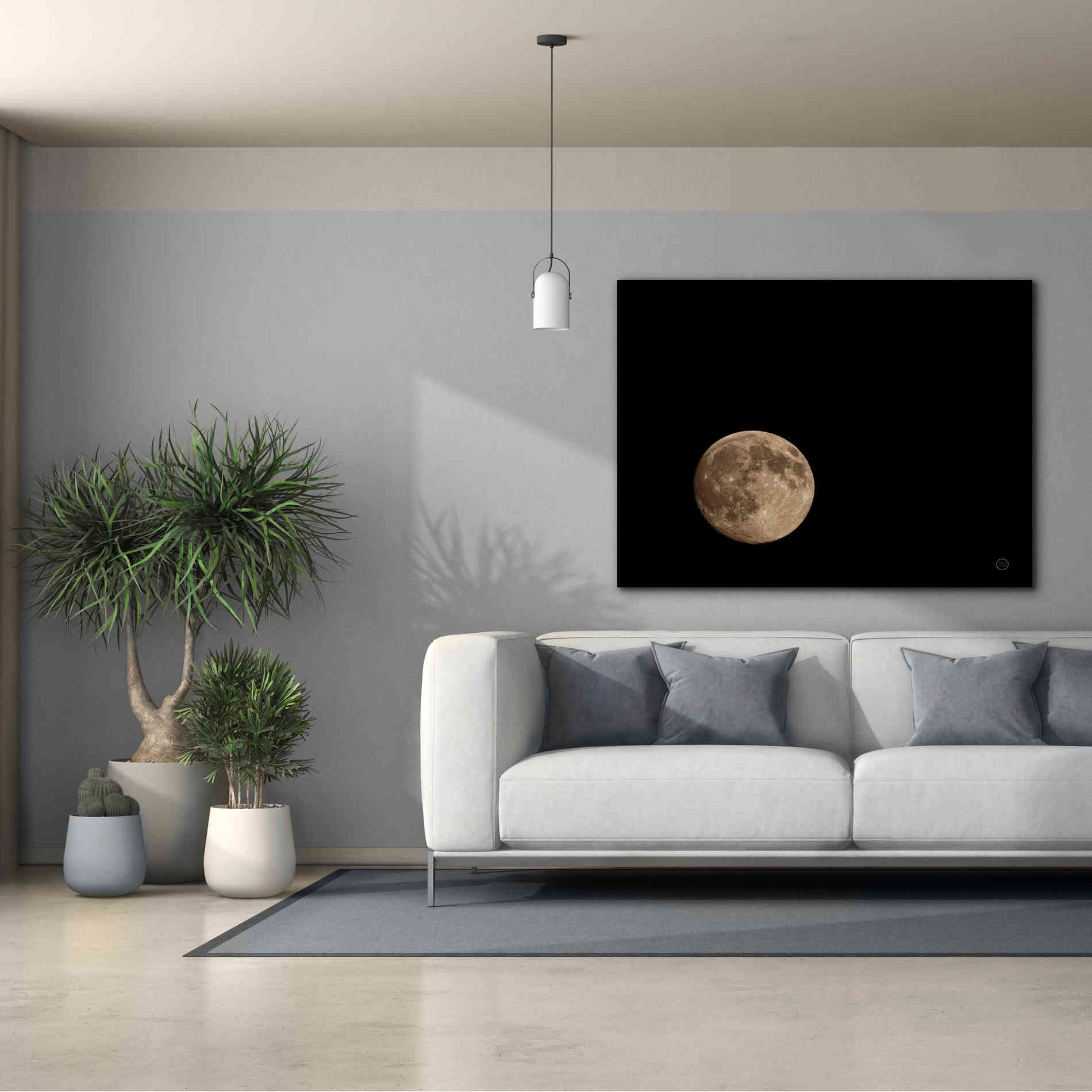 'Moon Detail II' by Nathan Larson, Canvas Wall Art,54 x 40