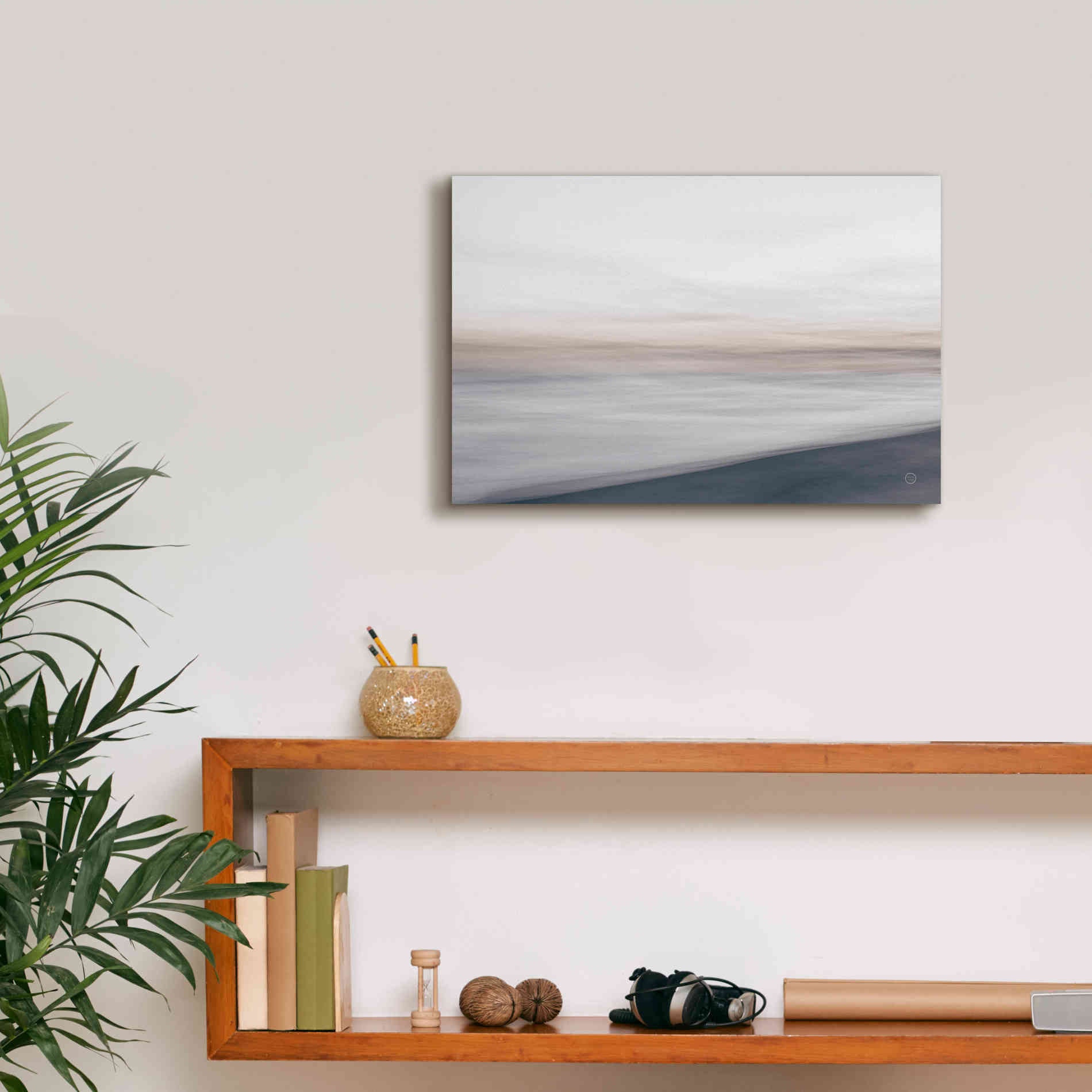 'Waves Move Me I' by Nathan Larson, Canvas Wall Art,18 x 12