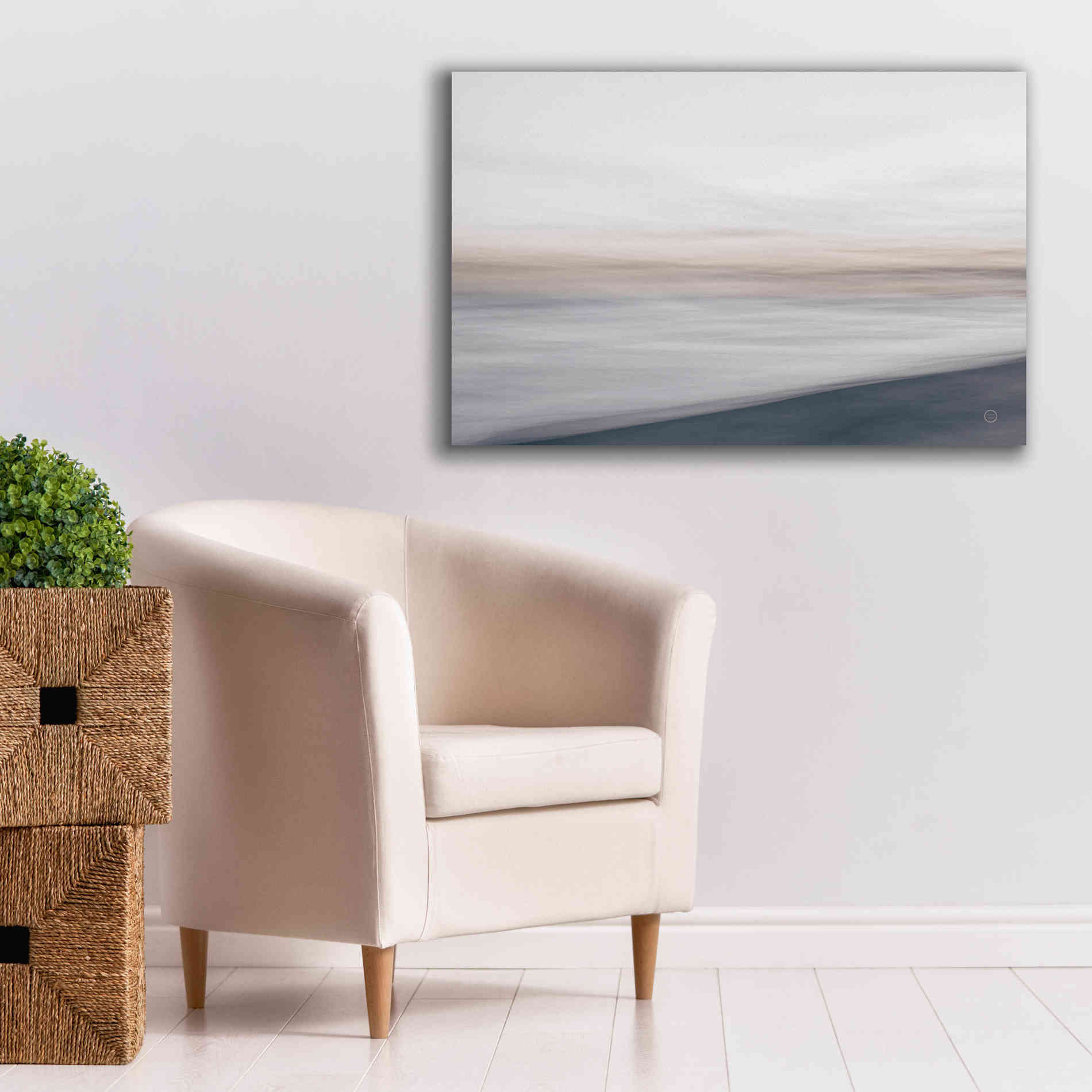 'Waves Move Me I' by Nathan Larson, Canvas Wall Art,40 x 26