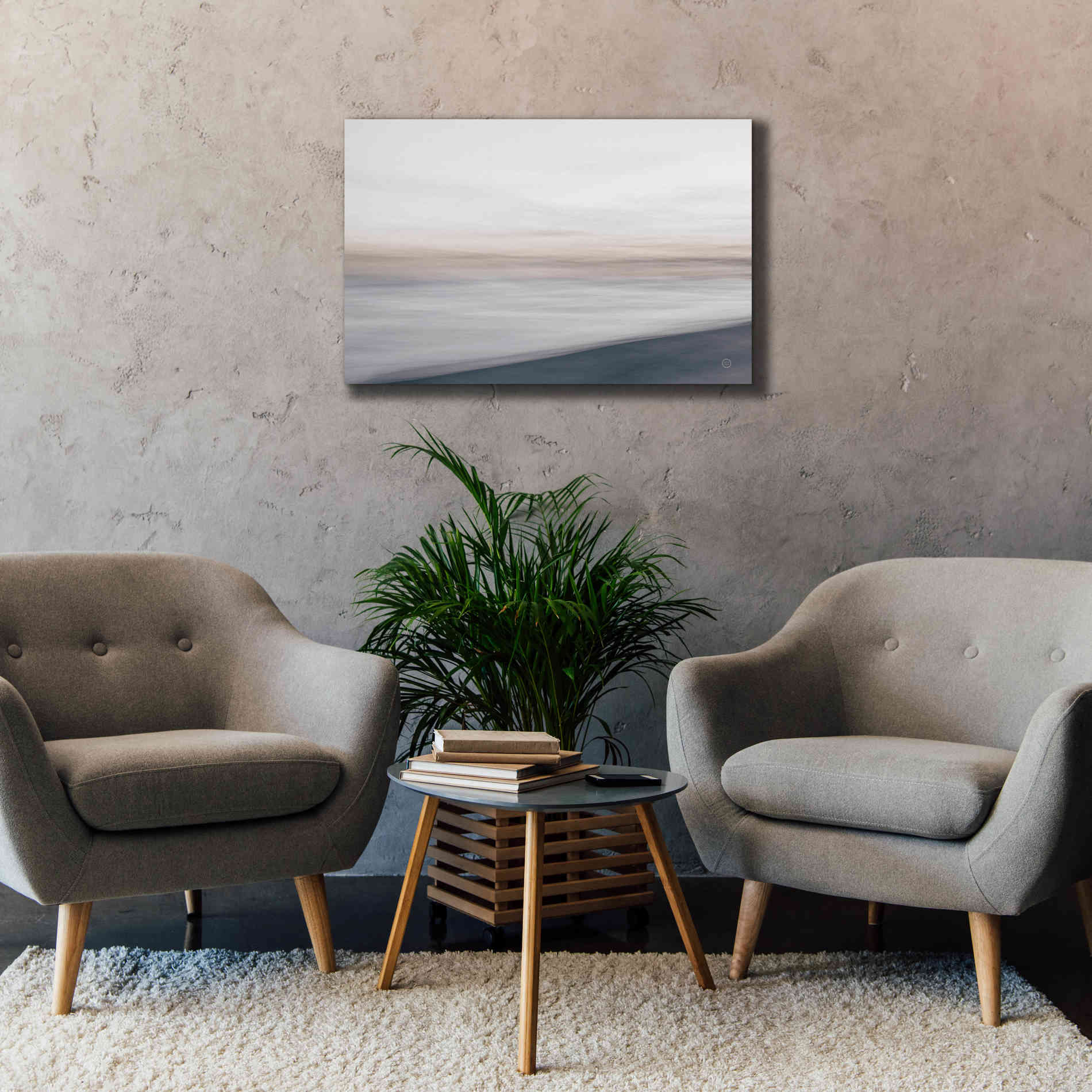 'Waves Move Me I' by Nathan Larson, Canvas Wall Art,40 x 26