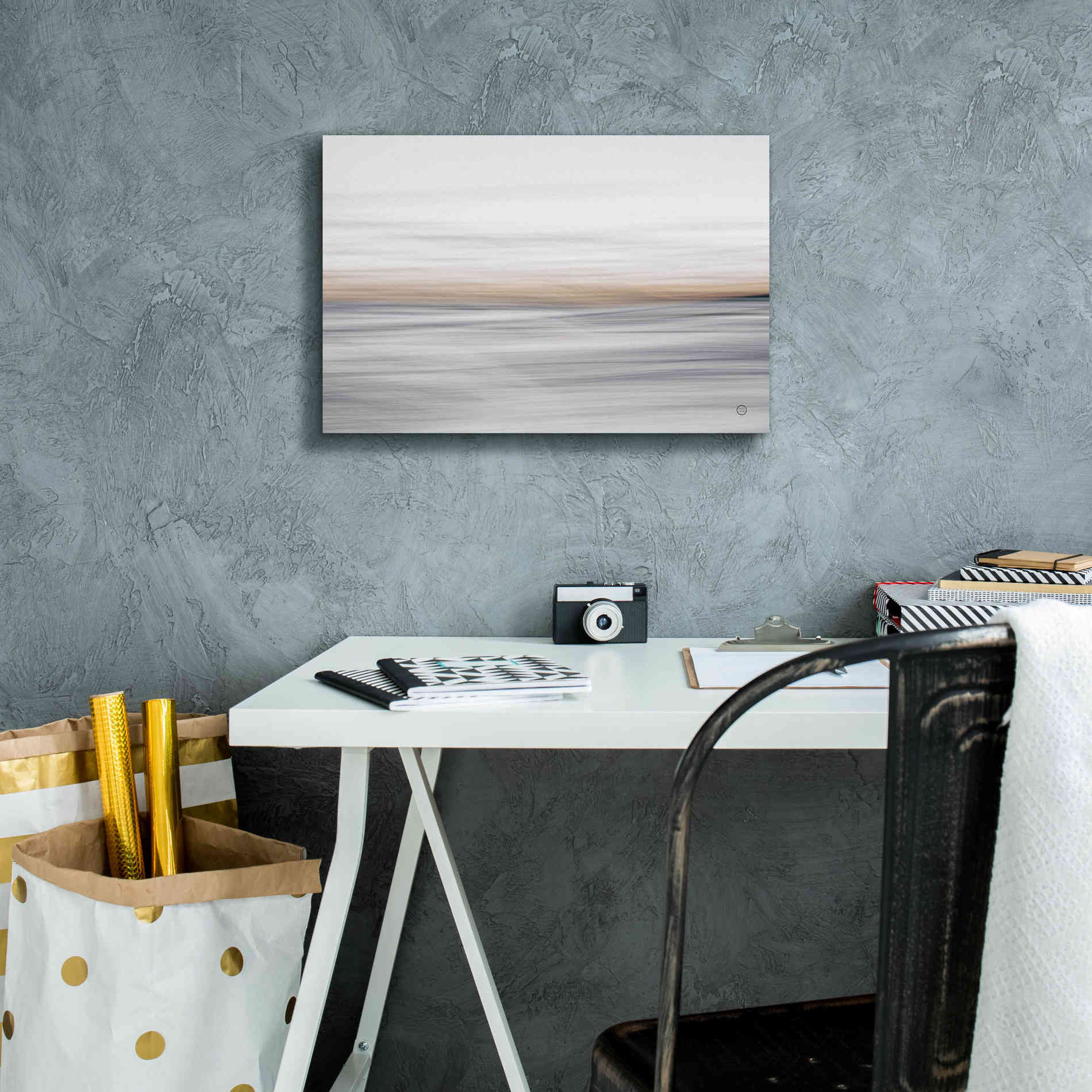 'Waves Move Me II' by Nathan Larson, Canvas Wall Art,18 x 12