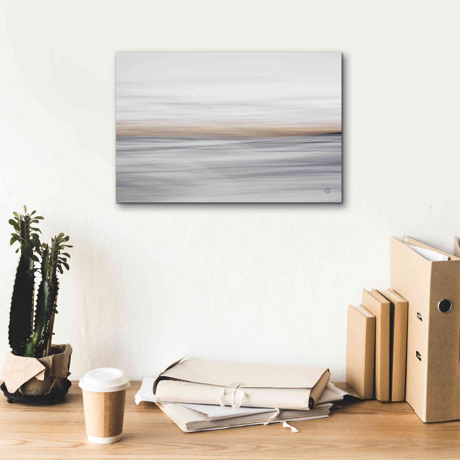 'Waves Move Me II' by Nathan Larson, Canvas Wall Art,18 x 12