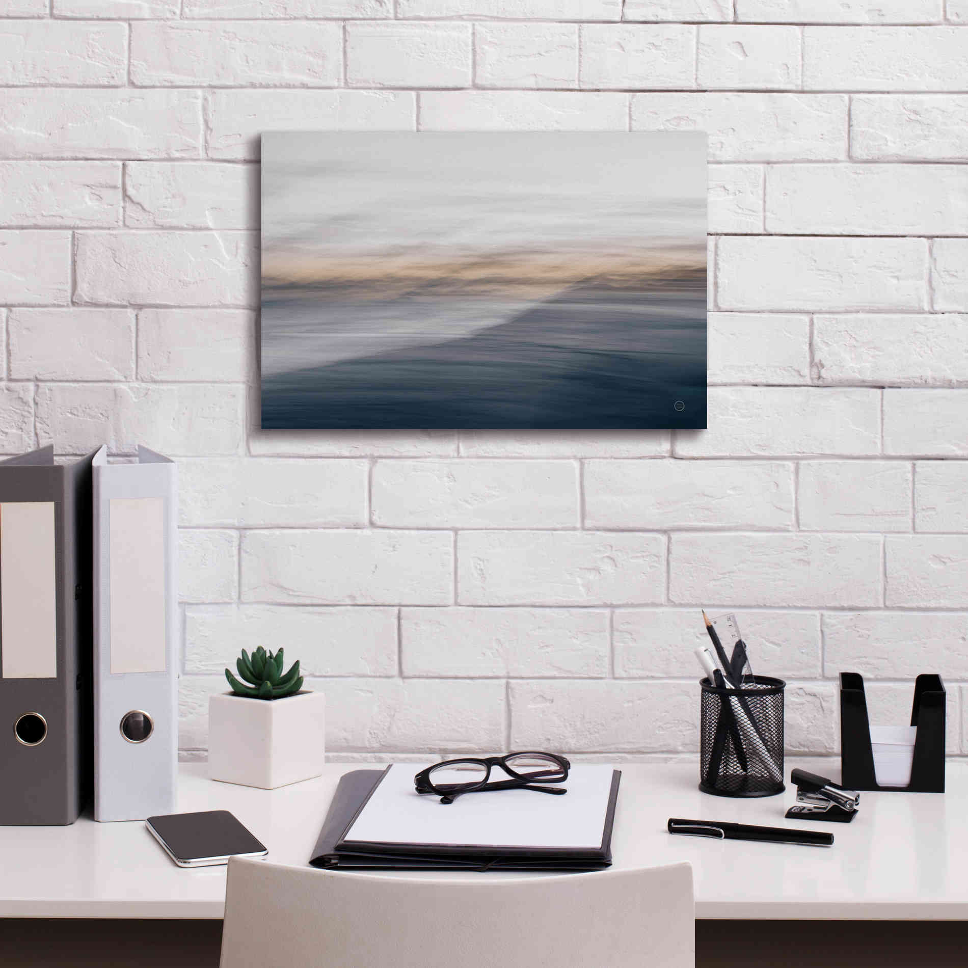 'Waves Move Me III' by Nathan Larson, Canvas Wall Art,18 x 12