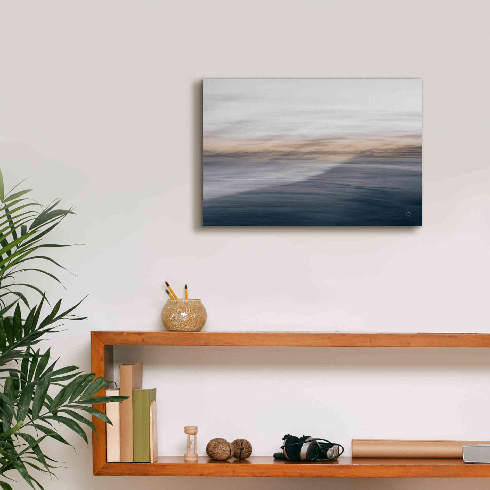 'Waves Move Me III' by Nathan Larson, Canvas Wall Art,18 x 12