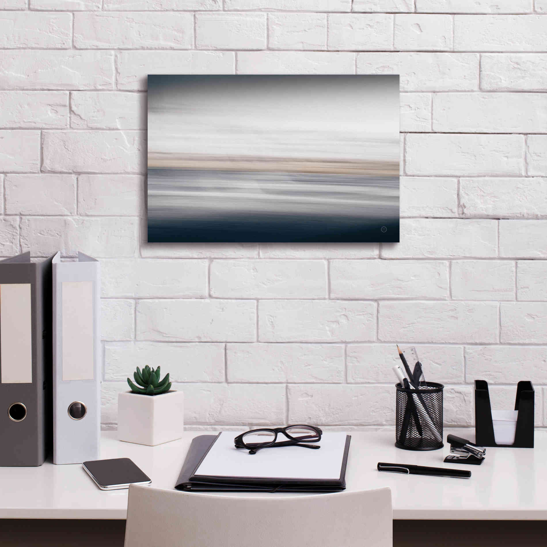 'Waves Move Me IV' by Nathan Larson, Canvas Wall Art,18 x 12