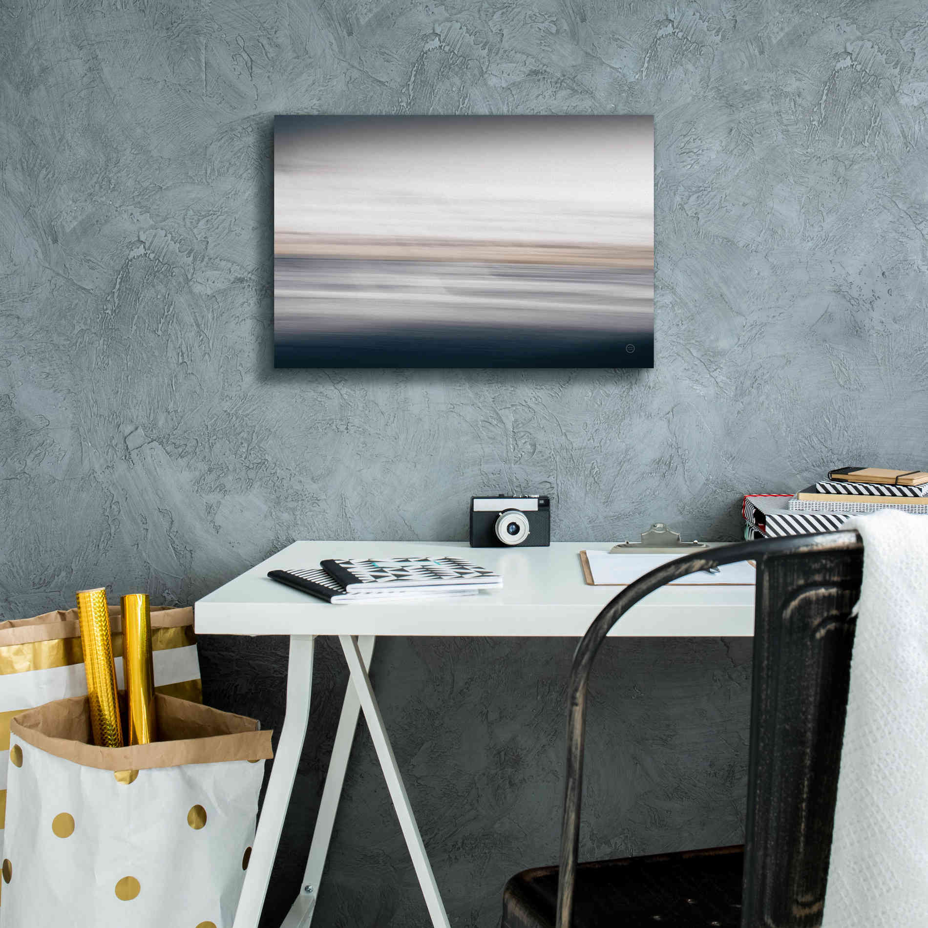 'Waves Move Me IV' by Nathan Larson, Canvas Wall Art,18 x 12