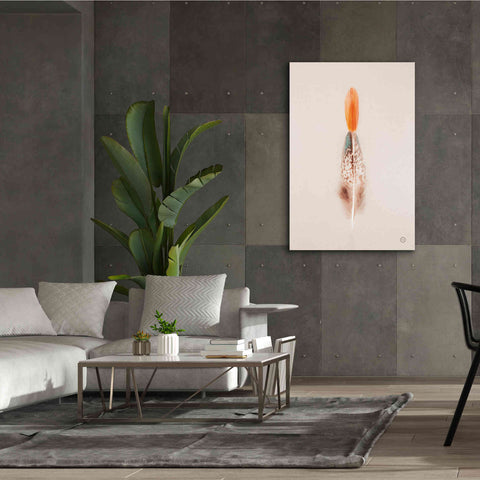 Image of 'Floating Feathers I' by Nathan Larson, Canvas Wall Art,40 x 60