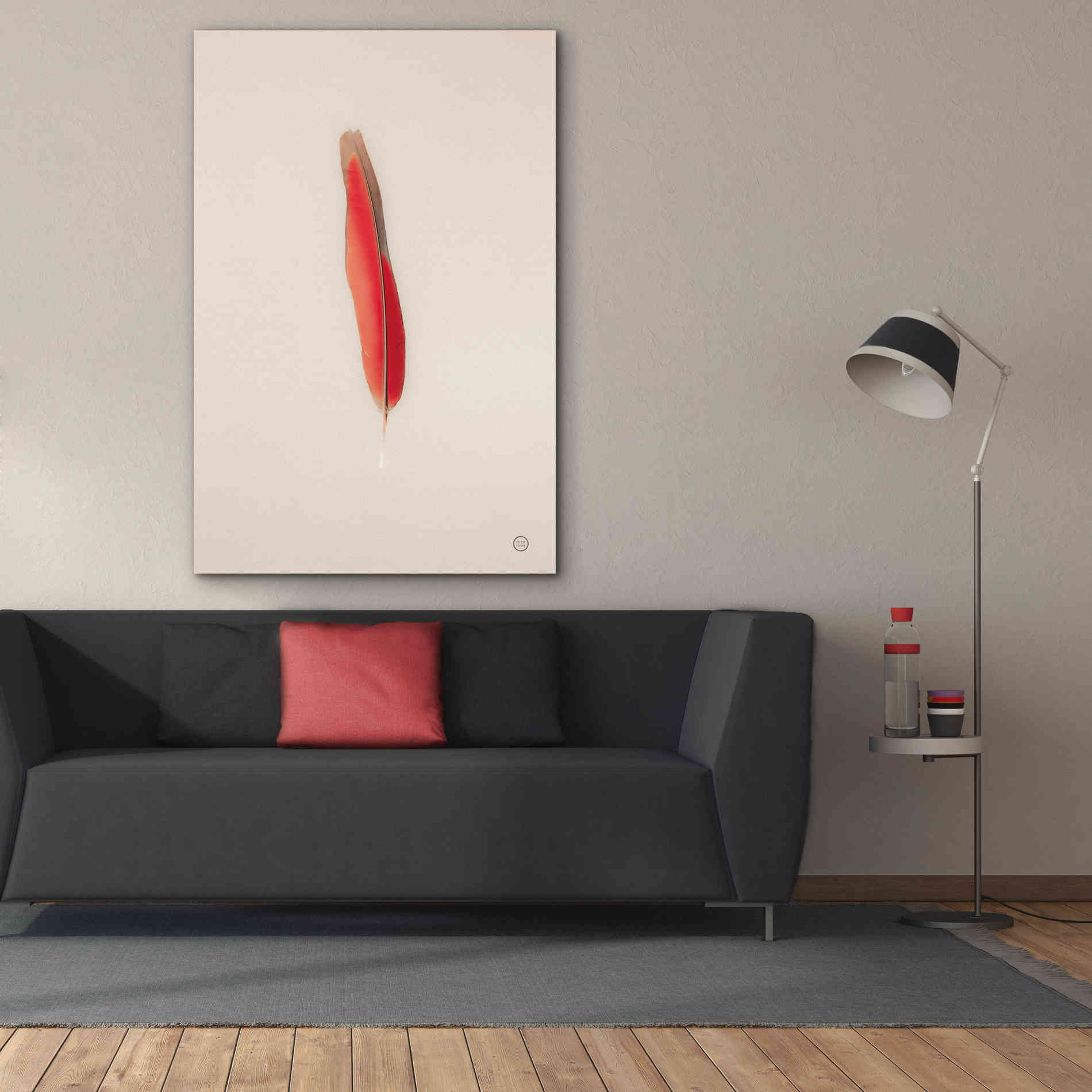 'Floating Feathers II' by Nathan Larson, Canvas Wall Art,40 x 60