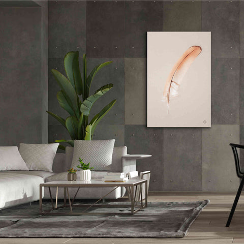 Image of 'Floating Feathers III' by Nathan Larson, Canvas Wall Art,40 x 60