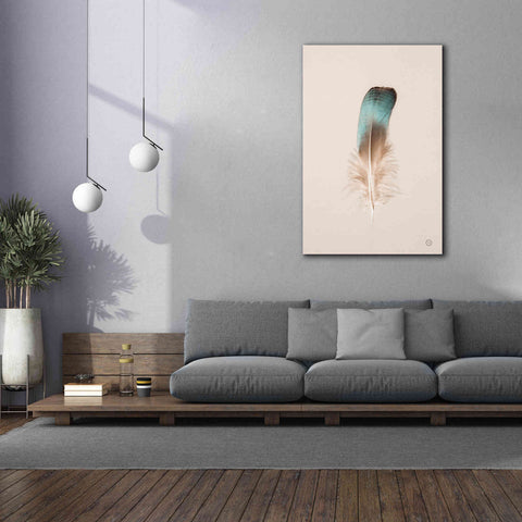 Image of 'Floating Feathers IV' by Nathan Larson, Canvas Wall Art,40 x 60