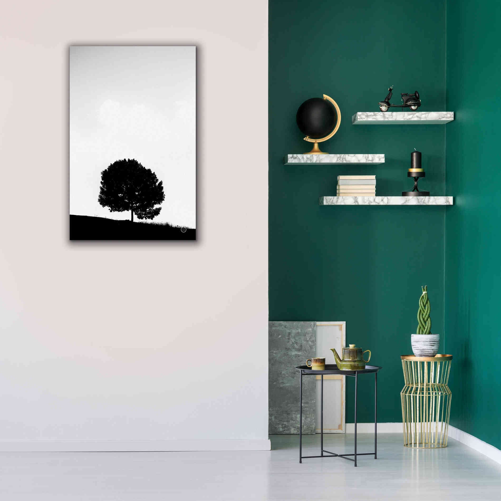 'Lone Tree Hill' by Nathan Larson, Canvas Wall Art,26 x 40